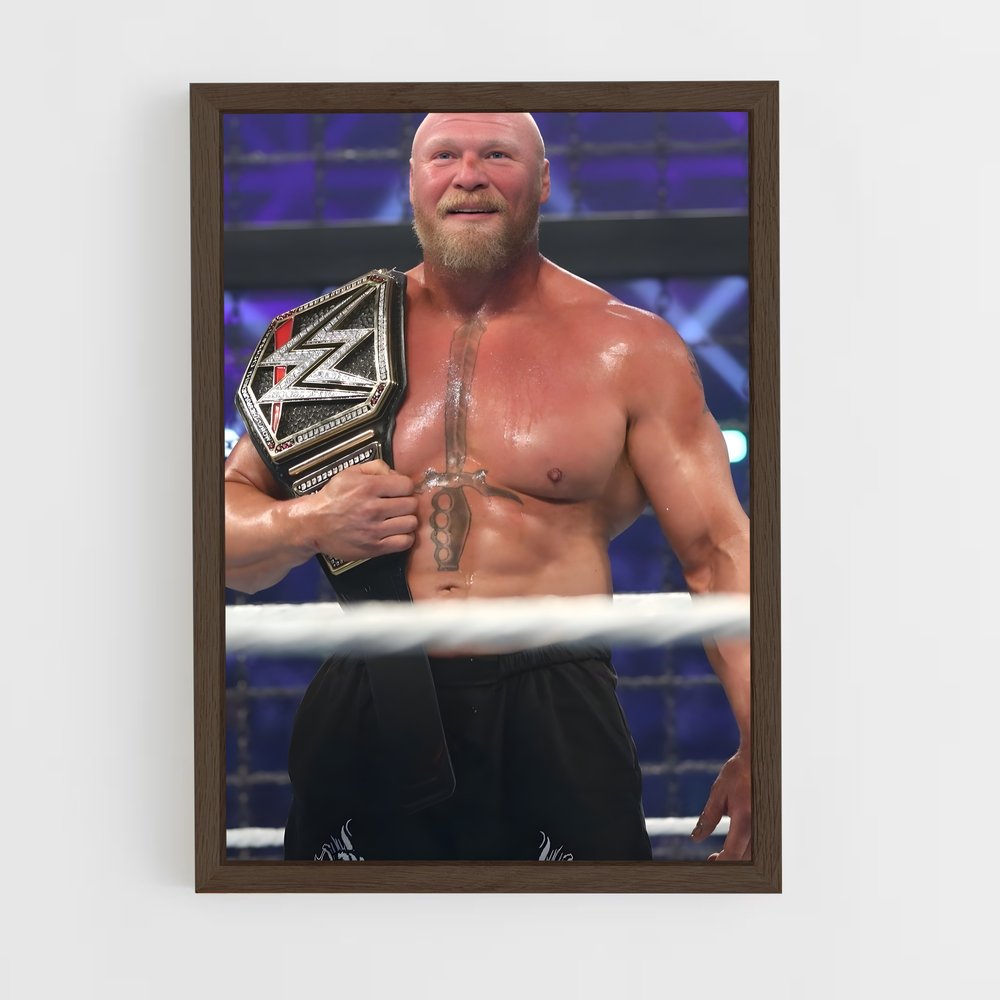 Poster Brock lesnar – affiche MMA (vue 5)
